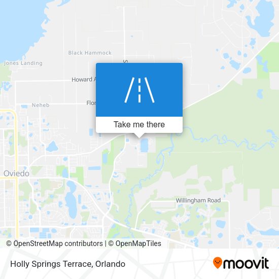 Holly Springs Terrace map
