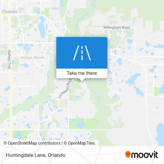 Mapa de Huntingdale Lane