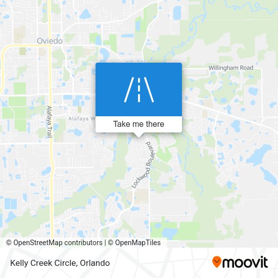 Mapa de Kelly Creek Circle