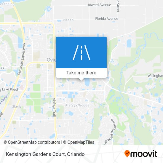 Kensington Gardens Court map