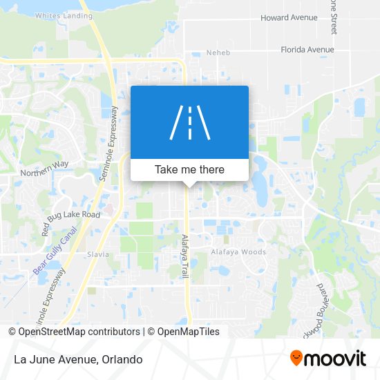 Mapa de La June Avenue
