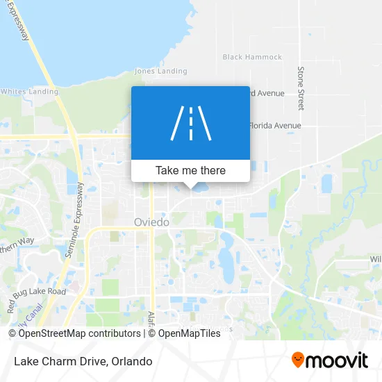Lake Charm Drive map