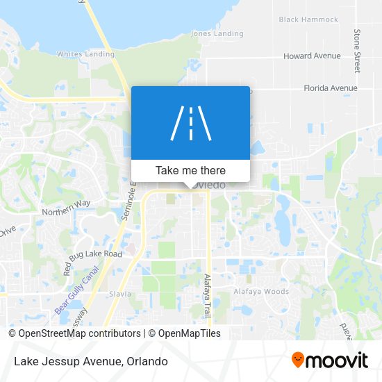Mapa de Lake Jessup Avenue