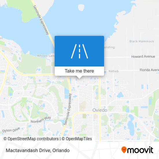 Mactavandash Drive map