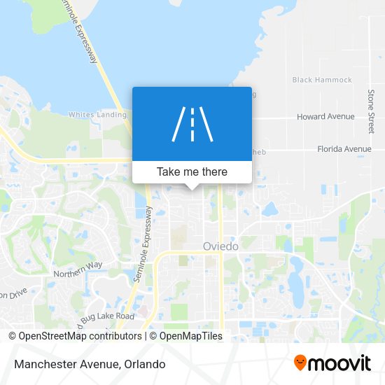 Mapa de Manchester Avenue