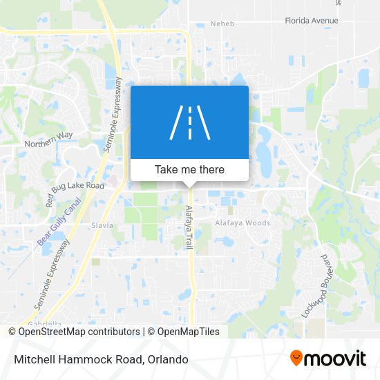 Mapa de Mitchell Hammock Road