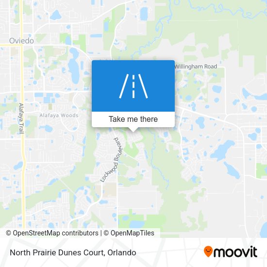 North Prairie Dunes Court map