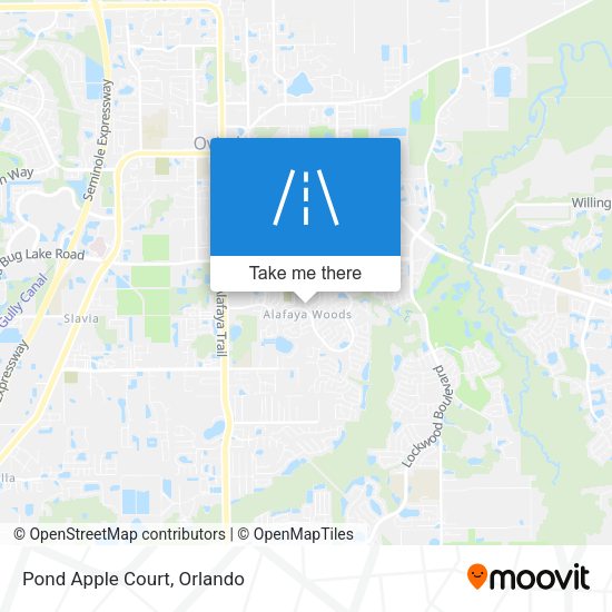 Mapa de Pond Apple Court