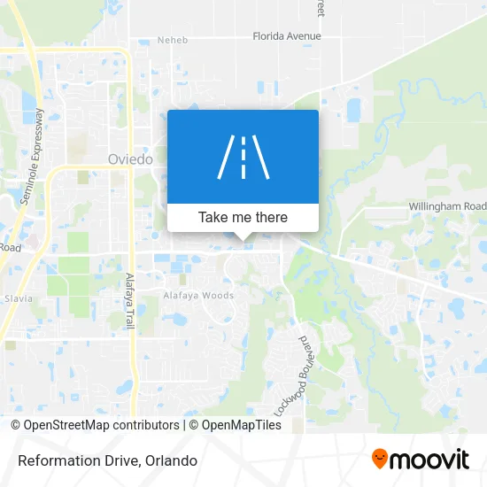 Reformation Drive map