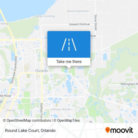 Mapa de Round Lake Court