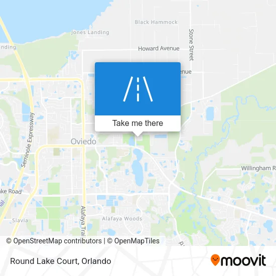 Round Lake Court map