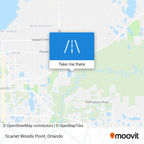 Scarlet Woods Point map