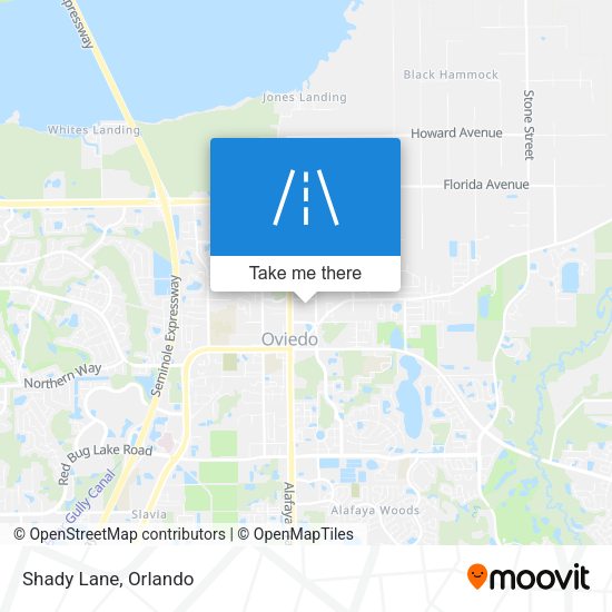 Mapa de Shady Lane