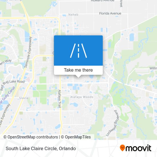 South Lake Claire Circle map