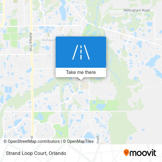 Mapa de Strand Loop Court