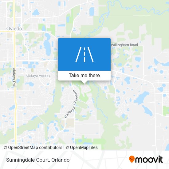 Mapa de Sunningdale Court