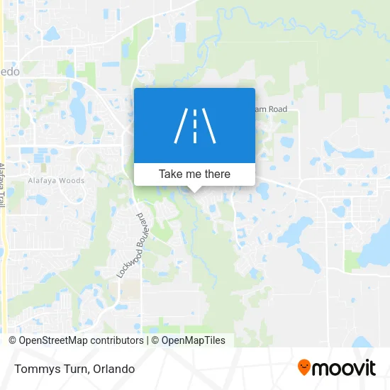 Tommys Turn map