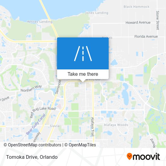 Mapa de Tomoka Drive