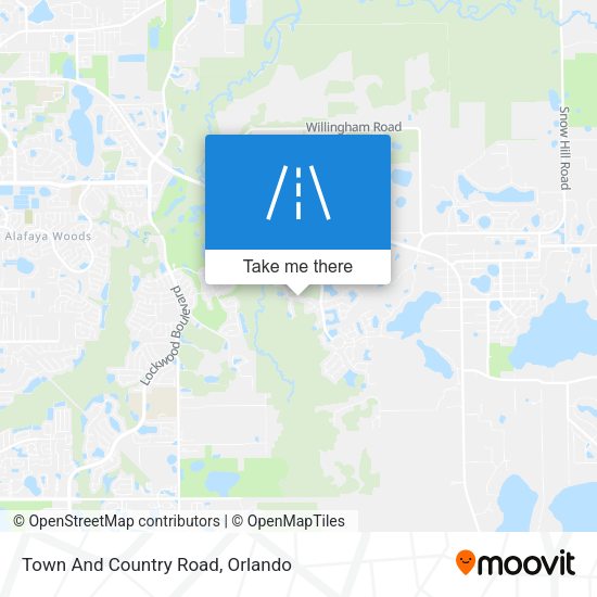 Mapa de Town And Country Road