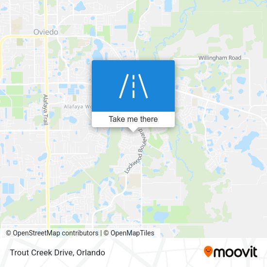 Trout Creek Drive map