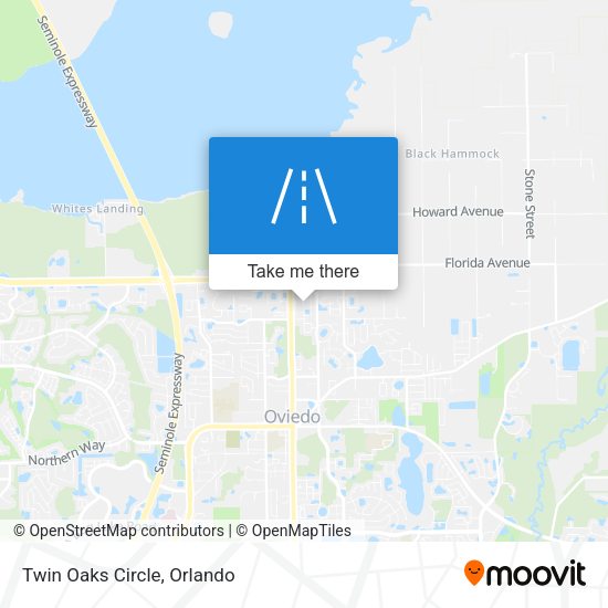 Mapa de Twin Oaks Circle