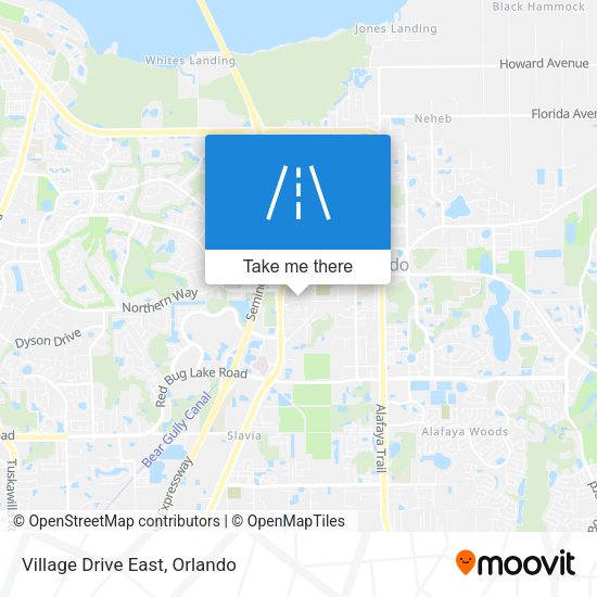 Village Drive East map