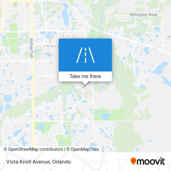 Mapa de Vista Knoll Avenue