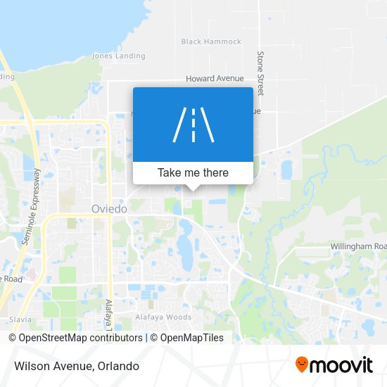 Mapa de Wilson Avenue