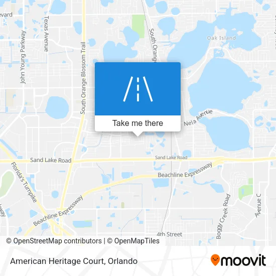 American Heritage Court map