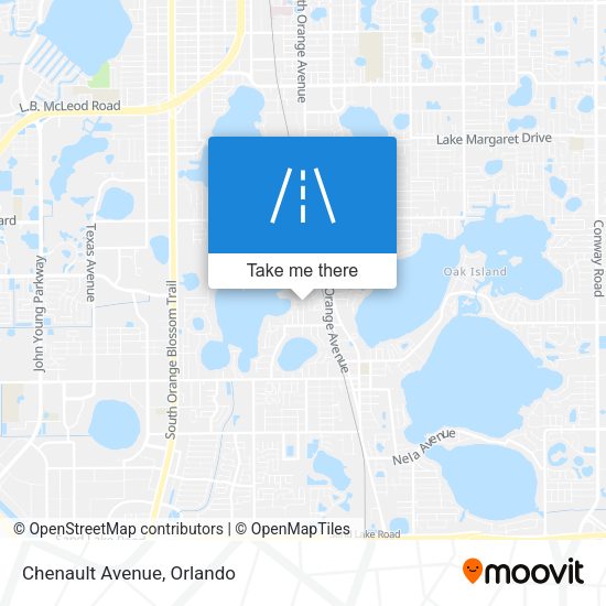 Chenault Avenue map