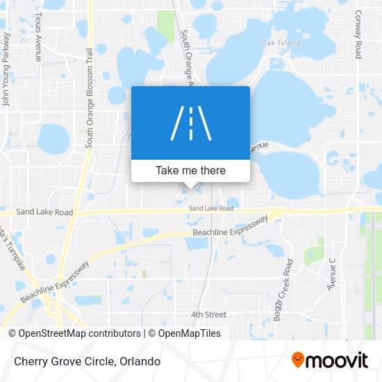 Cherry Grove Circle map