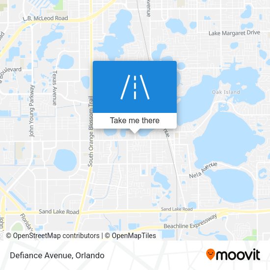 Mapa de Defiance Avenue