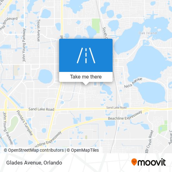 Mapa de Glades Avenue