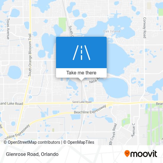 Mapa de Glenrose Road