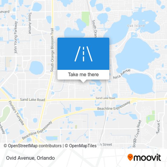 Mapa de Ovid Avenue