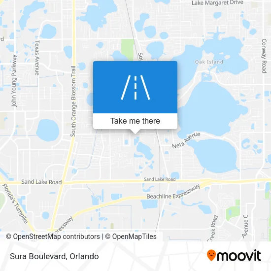 Sura Boulevard map