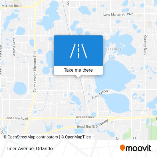 Mapa de Tiner Avenue