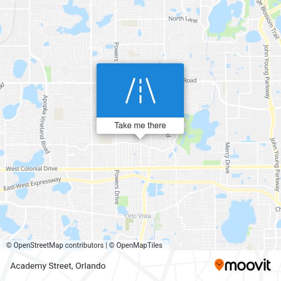 Academy Street map