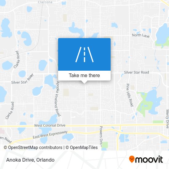 Anoka Drive map