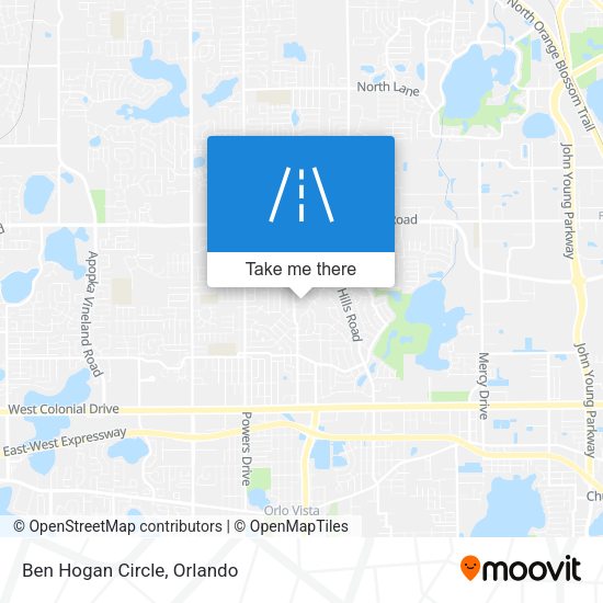 Mapa de Ben Hogan Circle
