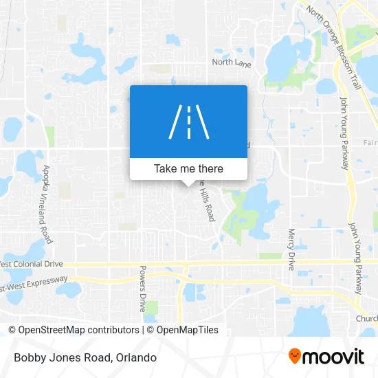 Bobby Jones Road map