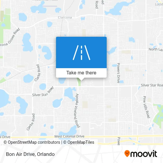 Bon Air Drive map