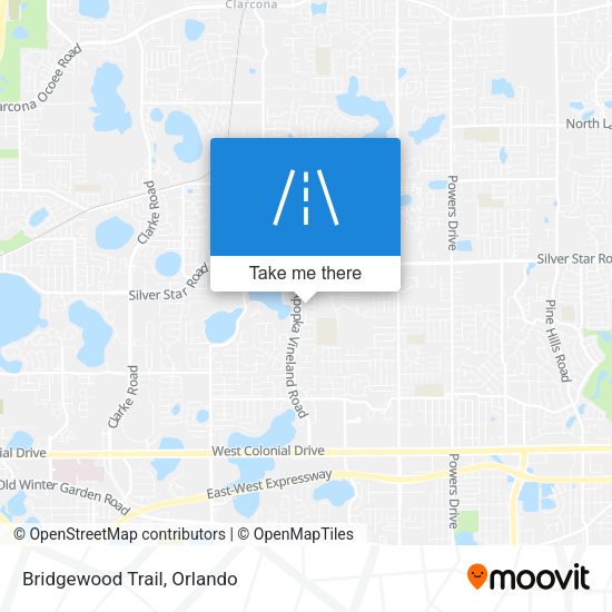 Mapa de Bridgewood Trail