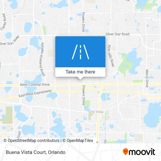 Buena Vista Court map