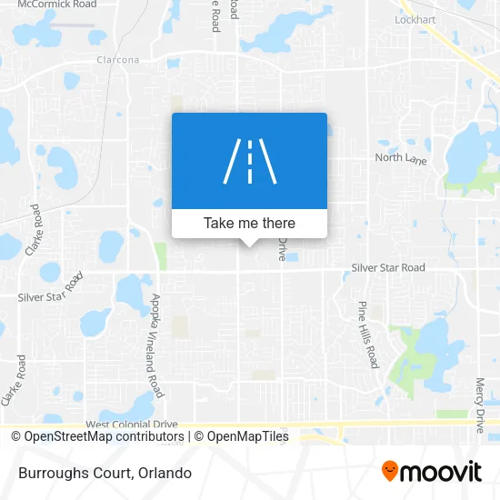 Burroughs Court map
