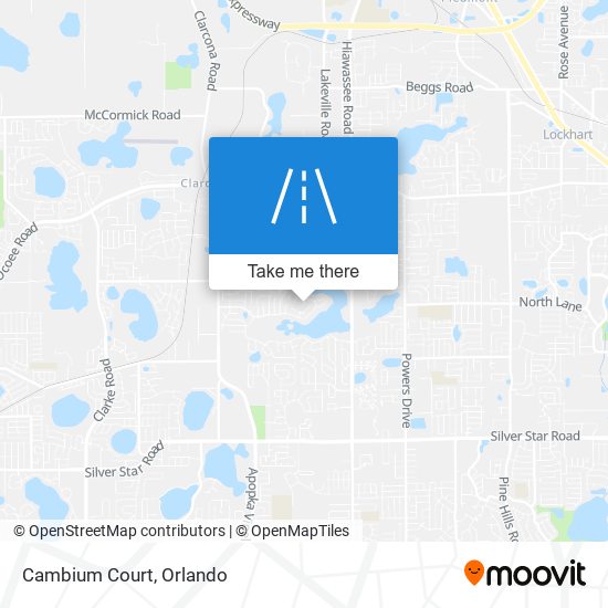 Cambium Court map