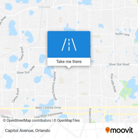 Mapa de Capitol Avenue
