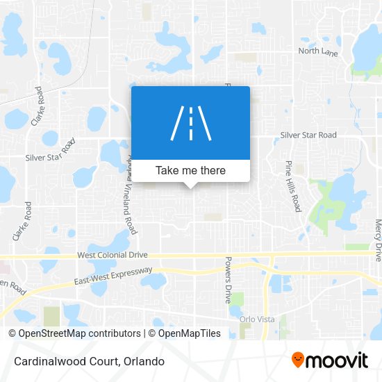 Cardinalwood Court map