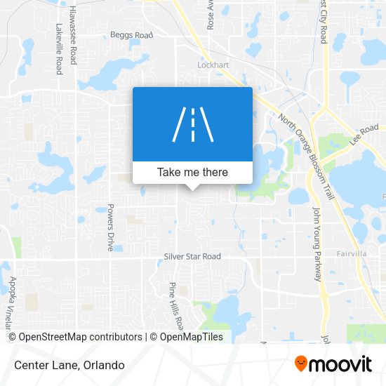Mapa de Center Lane