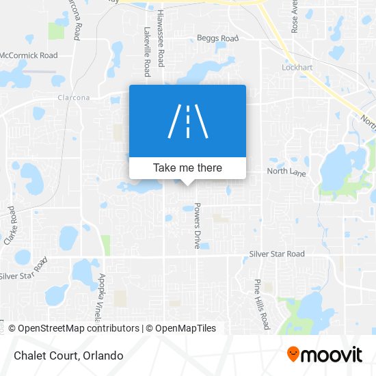 Chalet Court map